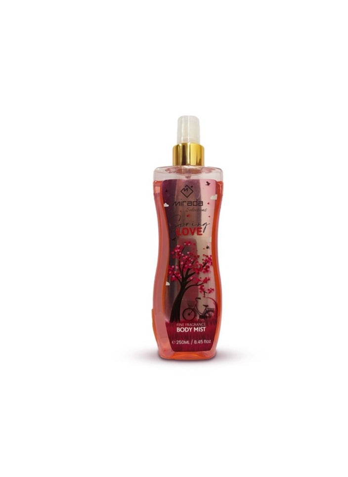 Mirada Spring Love Body Mist For Women 250ml  - Image 1