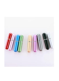 ORiTi ORiTi 10pcs Perfume Spray Bottle Set - Portable Mini Refillable Perfume Atomizer Bottle for Travel Spray Scent Pump Case 5 ml (Multicolor)  - Image 3