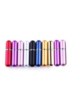 ORiTi ORiTi 10pcs Perfume Spray Bottle Set - Portable Mini Refillable Perfume Atomizer Bottle for Travel Spray Scent Pump Case 5 ml (Multicolor)  - Image 2