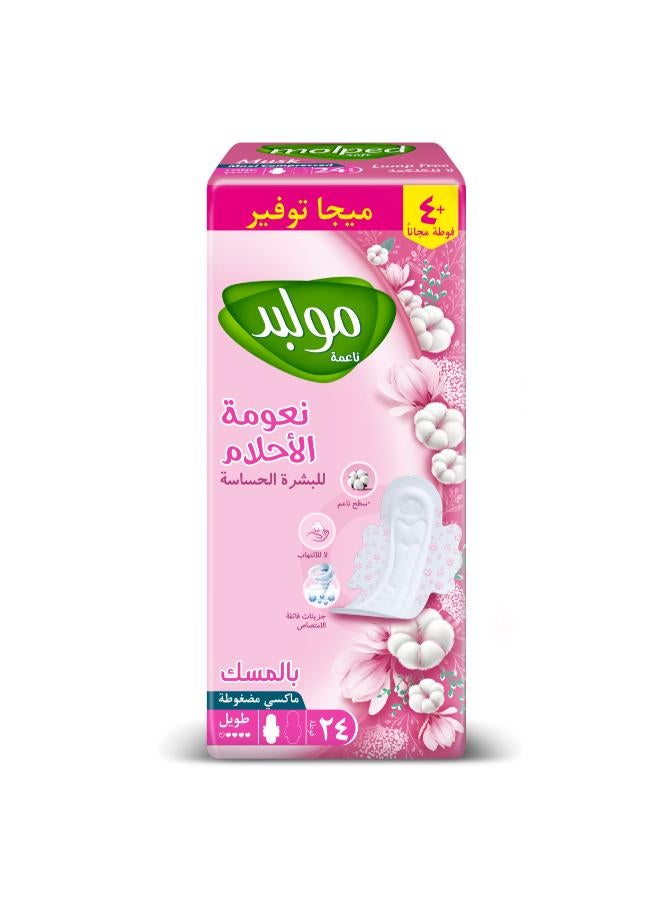 Molped Mega Saving Pack Of 24 Maxi Compressed Soft Long Pads  - Image 2