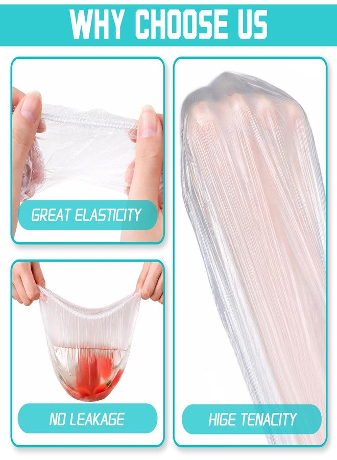 Jofuler 100 Pcs Disposable Shower Caps for Women & Men, Plastic Shower Cap Waterproof & Durable, Clear Large Plastic Hair Caps for Deep Conditioning, Hair Treatment, Travel Essentials Accessories - Image 2