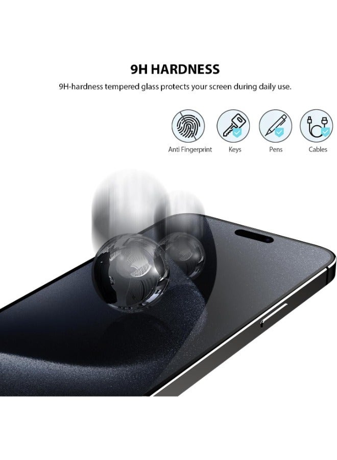 Screen protector for iPhone 14 Pro Max (anti-fingerprint), anti-spy nano, to protect privacy, with high quality, maximum protection for the screen from scratches and breakage - Image 5