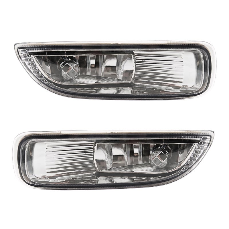 WILD BEAR Fog Lights Assembly Compatible with 2003 2004 Corolla w/Bulbs Clear Lens Switch and Wiring Harness Kit - Image 2