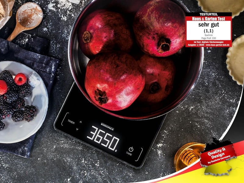 Soehnle Digital kitchen scale Page Profi with kitchen timer Black .Max.15 Kg - Image 2