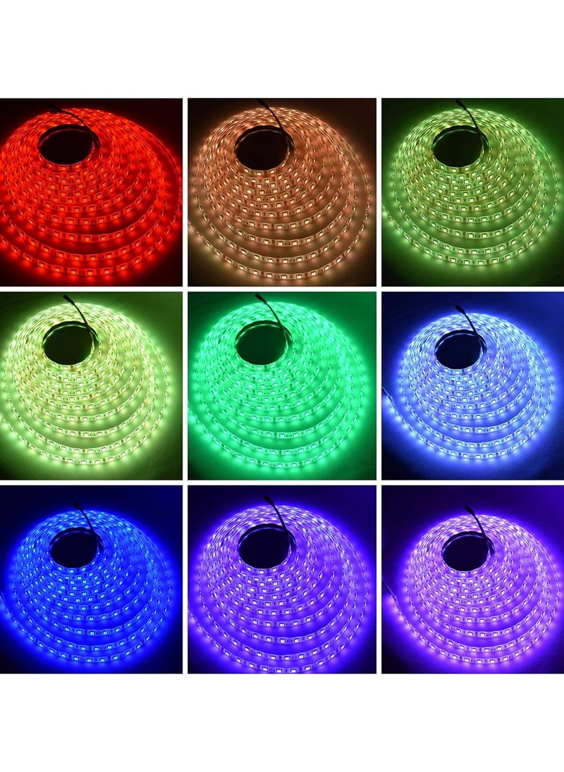 5m LED strip with 44 keys multi-color remote meter