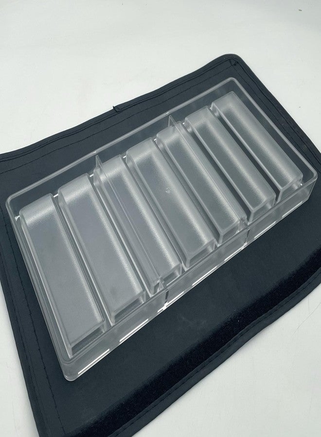 Goldbaking 7-Cavities Chocolate Covered Gralona Bar Mold Tectangle Energy Bar Mould Polycarbonate Deep Filling Chocolates Making Tool Candy DIY Maker - Image 2