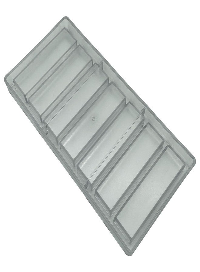 Goldbaking 7-Cavities Chocolate Covered Gralona Bar Mold Tectangle Energy Bar Mould Polycarbonate Deep Filling Chocolates Making Tool Candy DIY Maker - Image 4