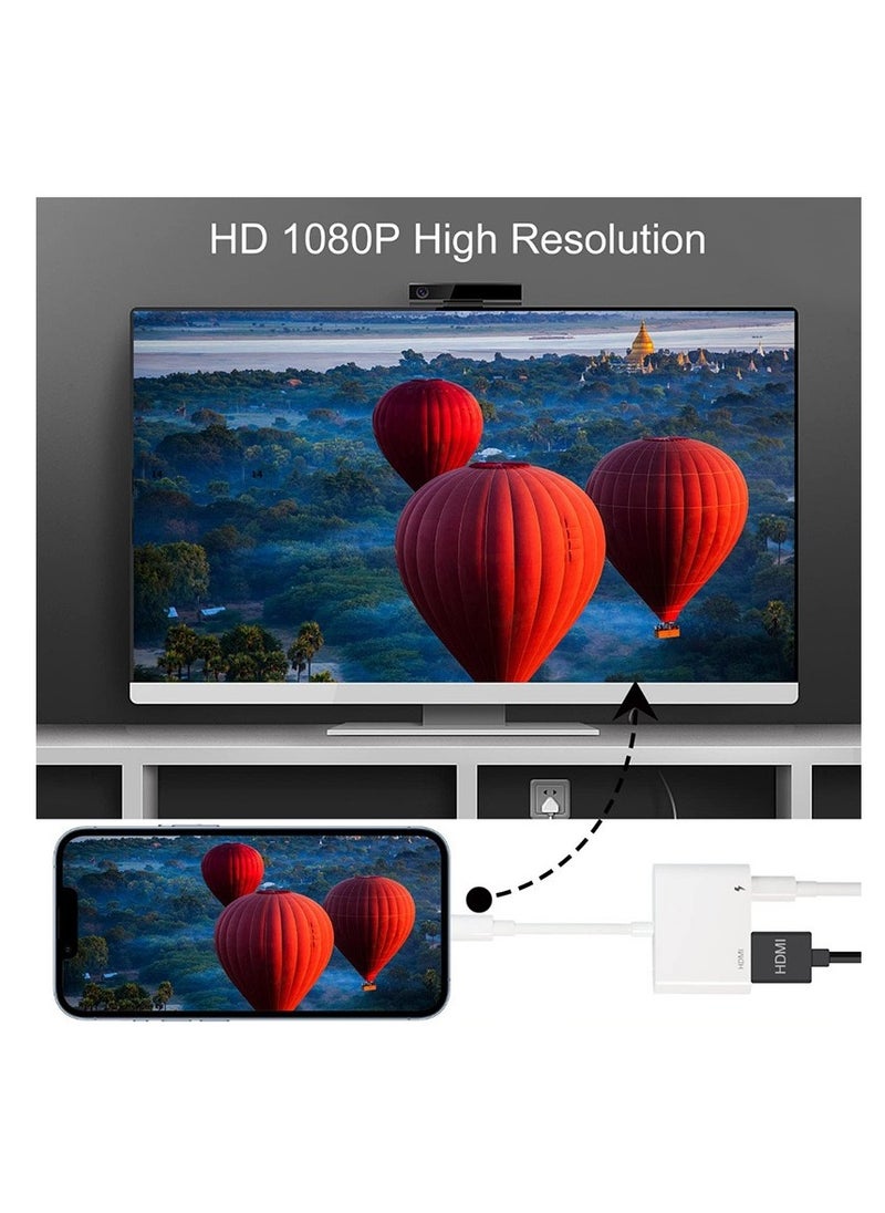 Generic - Lightning To HDMI High-Definition Cable Suitable For Apple Mobile Phone To TV High-Definition Video Converter - Image 1