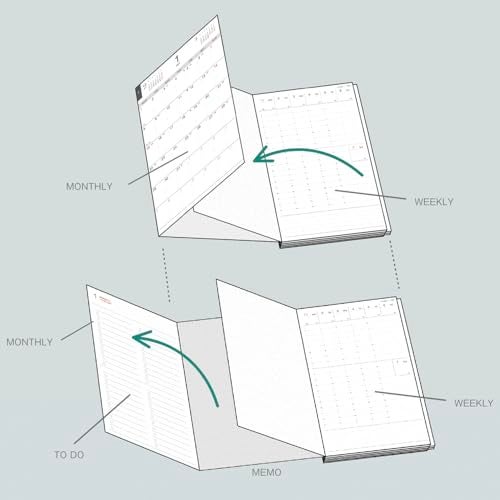 GreetingLife(グリーティングライフ) Greeting Life Moments Planner 2026 A5 Weekly Softcover Vertical Beige CD-1414-HT (Starts December 2025) - Image 3