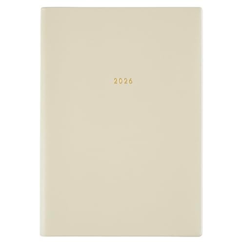 GreetingLife(グリーティングライフ) Greeting Life Moments Planner 2026 A5 Weekly Softcover Vertical Beige CD-1414-HT (Starts December 2025) - Image 1