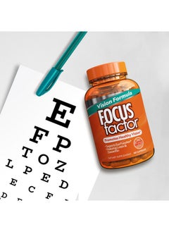 Focus Factor Focus Factor Vision Formula (60 Count) - Eye Vitamins with Vitamin C, Vitamin E, Lutemax® 2020 - Lutein and Zeaxanthin Supplement for Eye Health Support  - Image 4