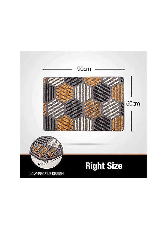 Mumoo Bear - Bear Non-slip Door Mat 60 x 90 cm, Machine Washable Soft Doormat Dirt Trapper Area Rug Front Door Entrance Rug for Indoor, Outdoor, Living Room, Hallway, Courtyard - Image 1