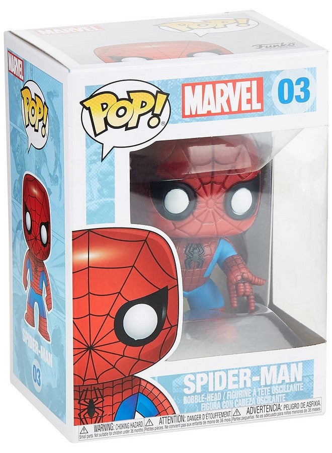 Funko Pop Marvel 4 Inch Vinyl Bobble Head Figure Spider Man - Image 3
