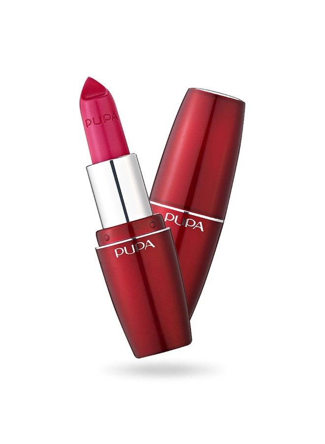 PUPA Milano Pupa Volume Lipstick - Rapid Action, Volume Enhancing Lipstick - Creamy And Comfortable Texture - For homogenous Color and Amazing Brightness - Paraben Free Makeup - 305 Pop Fuchsia - 0.12 - Image 1