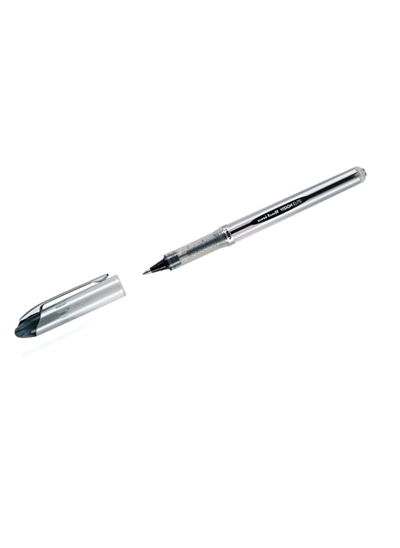 Uniball Vision Elite Roller Pen 0.8mm Tip Black Ink  - Image 3