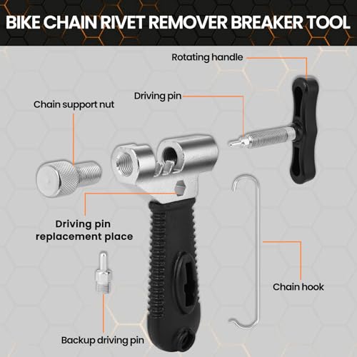 Oumers Bike Chain Repair Tools Set, Bicycle Chain Break Tool, Master Link Pliers, Bike Wear Checker Indicator Opener Closer Remover Pliers - Image 2