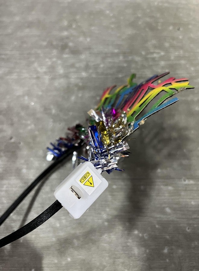 Zoestar Light Up Happy Birthday Headband Glow Birthday Party Hair Accessories for Women (Colorful, One Size) - Image 3