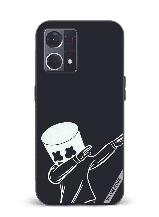 VR CREATIVE Protective Case Cover For Oppo Reno8 4G Dab Design Multicolour - Image 1