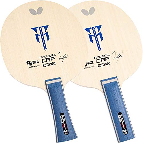 Butterfly Timo Boll CAF Table Tennis Blade - CA Fiber Blade - Timo Boll CAF Blade - Professional Table Tennis Blade - Available in FL and ST Handle Styles - Made in Japan - Image 1