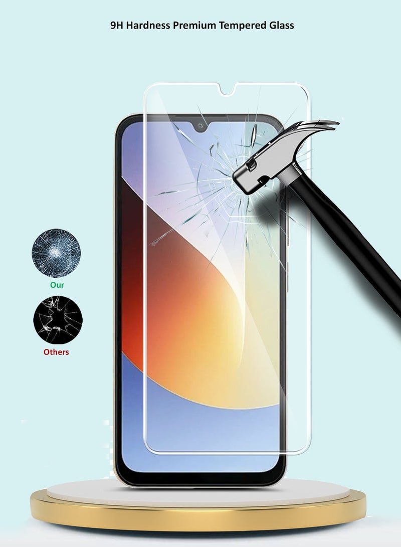 GMAX Xiaomi Redmi A7 Pro 4G / Redmi A7 4G / Xiaomi Poco C85x 5G 2026 GMAX Premium Series Curved Edges 9H 2.5D Tempered Glass Screen Protector - Clear - Image 5