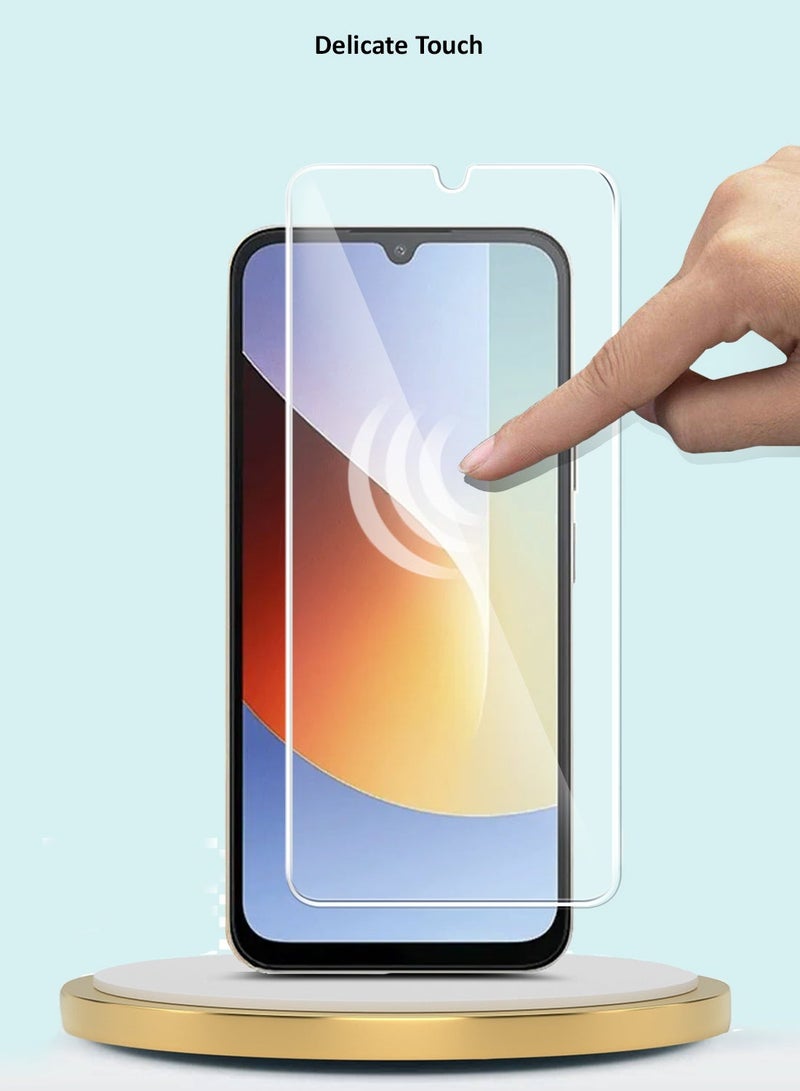 GMAX Xiaomi Redmi A7 Pro 4G / Redmi A7 4G / Xiaomi Poco C85x 5G 2026 GMAX Premium Series Curved Edges 9H 2.5D Tempered Glass Screen Protector - Clear - Image 4