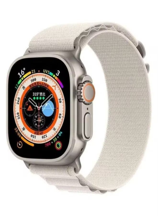 إيف حلقة جبال الألب متوافقة مع سوار ساعة أبل 38 مم 40 مم 41 مم بديل للنساء والرجال ، حزام رياضي منزلق من البوليستر المنسوج على شكل حرف G من أجل iWatch Ultra Series SE 8/7/6/5/4/3/2/46 - Image 2