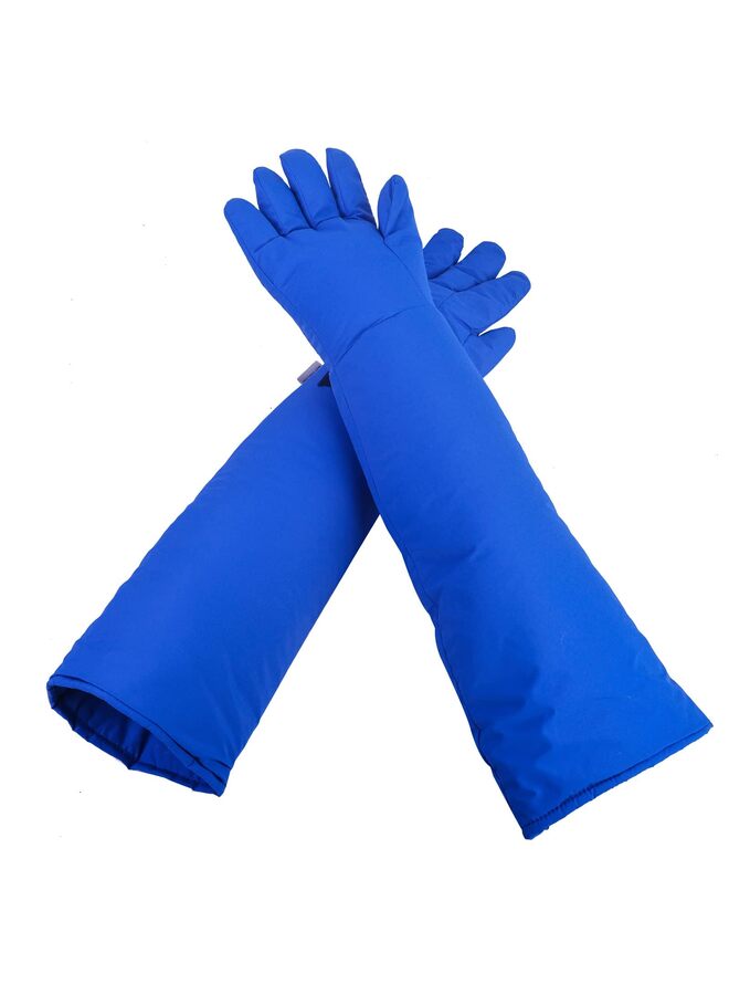 68cm Cryogenic Gloves Low Temperature LN2 Liquid Nitrogen Protective Gloves Cold Storage Safety Frozen Gloves - Image 2