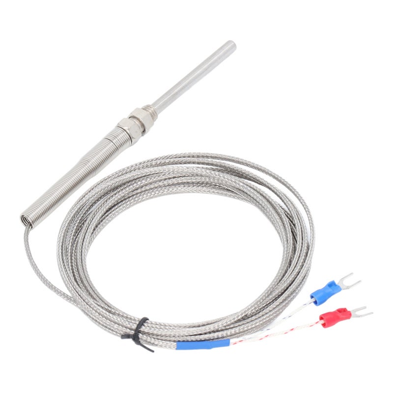 K Type Thermocouple 3 Meters Quick Response Temperature Sensor - High Temperature Resistant Shielded Detector for Industrial Temperature Measurement, Maintenance and Control - Image 1