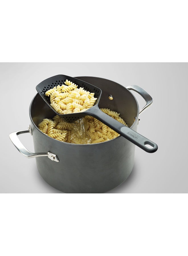 Joseph Joseph Joseph Joseph Updated Scoop Strainer Colander Slotted Spoon  Black  Large  10066  - Image 2