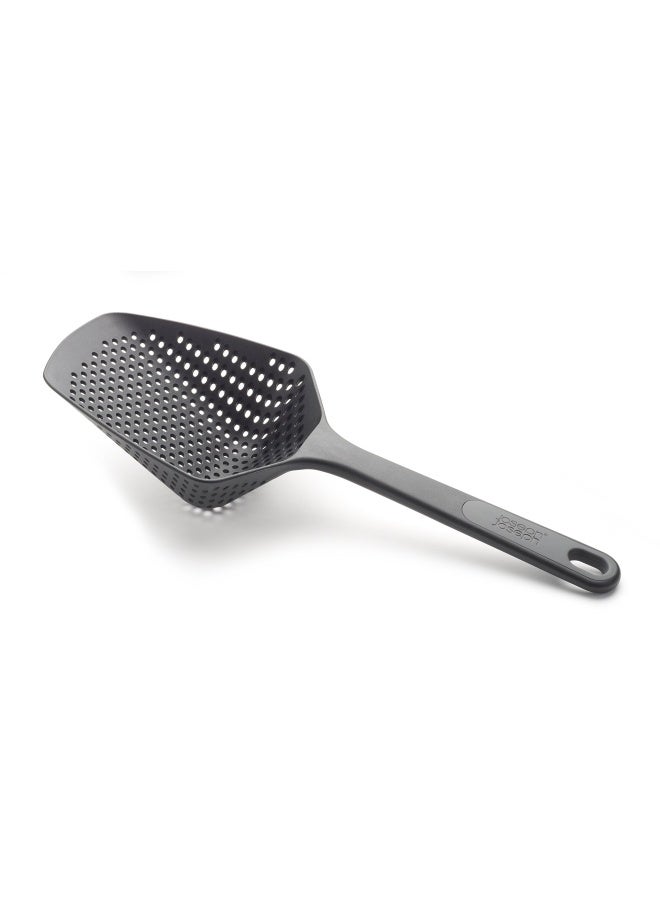 Joseph Joseph Joseph Joseph Updated Scoop Strainer Colander Slotted Spoon  Black  Large  10066  - Image 1