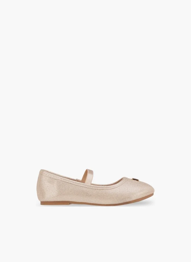 Flora Bella Girls Elasticated Strap Ballerina Shoes