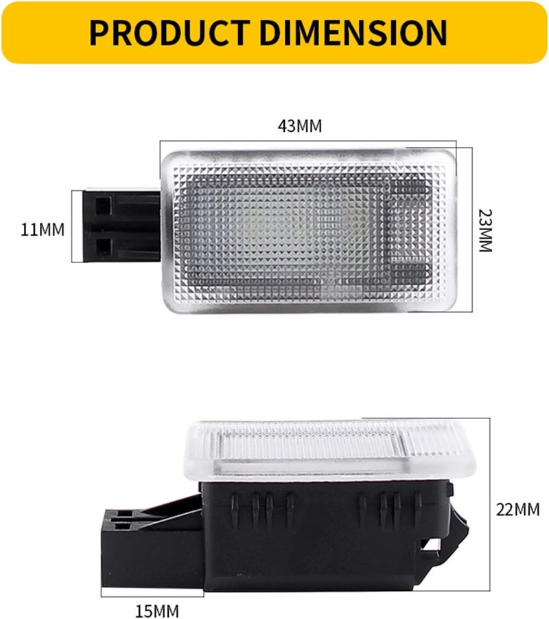 Wivplex LED Courtesy Footwell Lights for Volvo - Image 2