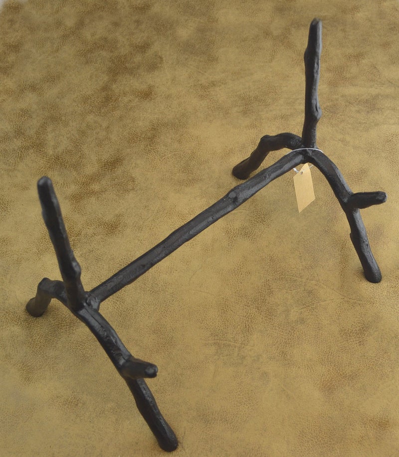 Lulu Decor, Cast Iron Branch Style Book Holder, Easel, Picture Holder, Picture Display, Cook Book Holder, Bible Stand, Antique Black (Branch Easel CI20) - Image 5