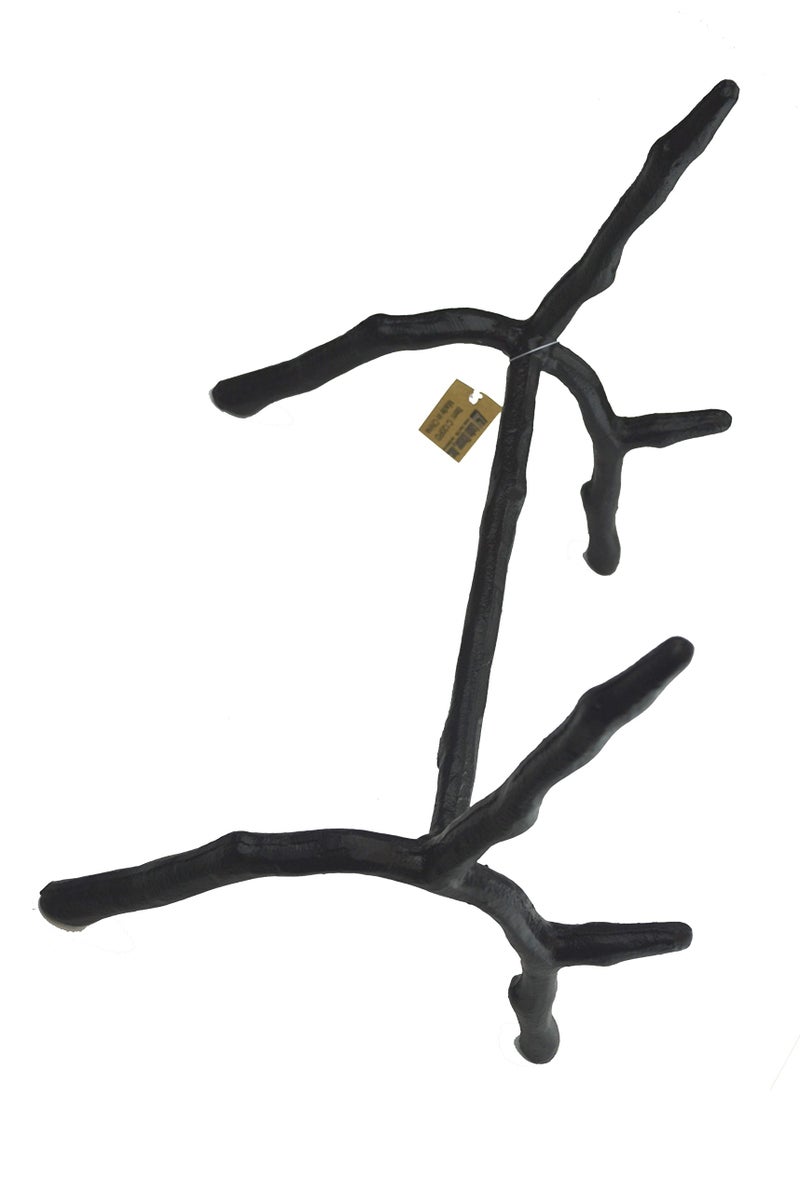 Lulu Decor, Cast Iron Branch Style Book Holder, Easel, Picture Holder, Picture Display, Cook Book Holder, Bible Stand, Antique Black (Branch Easel CI20) - Image 1