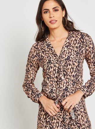 Front Tie Animal Print Shirt - pzsku/ZE65EBD84B123C9C8372FZ/45/1746747888/82706beb-a3db-4c48-b0f3-8476f6635435