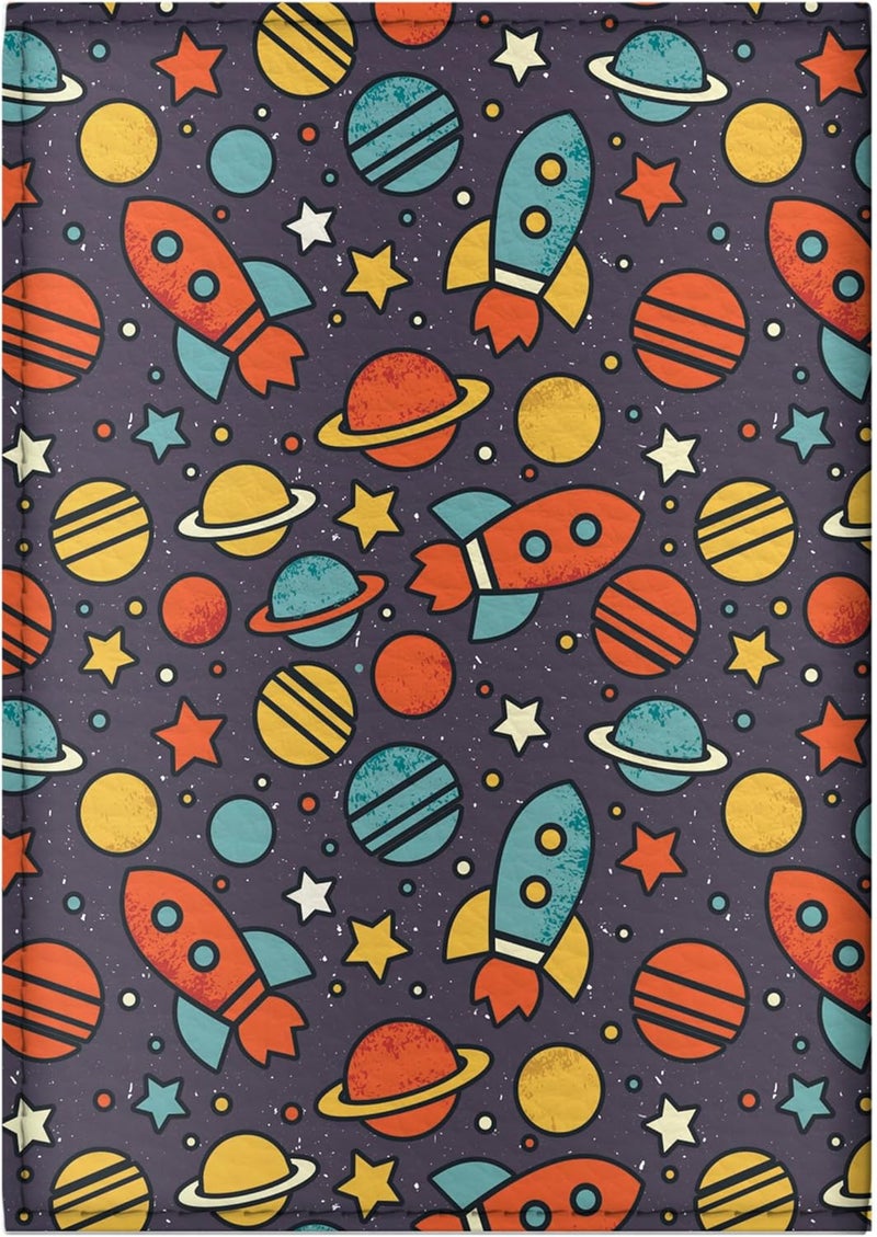 Quttie Passport Cover for Kids, Women and Men, Cute Travel Passport Holder (Dark Space) - Image 3
