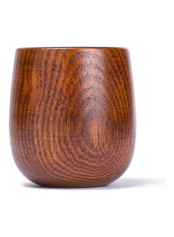 نيبمينينت كوب قهوة وشاي خشبي مصنوعان يدوياً بني/أسود 6x8سم - Image 1