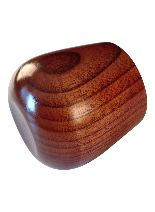 نيبمينينت كوب قهوة وشاي خشبي مصنوعان يدوياً بني/أسود 6x8سم - Image 3