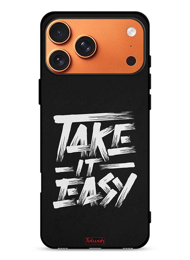 Tolwak Apple iPhone 17 Pro Max Protective Case Cover Take It Easy - Image 1