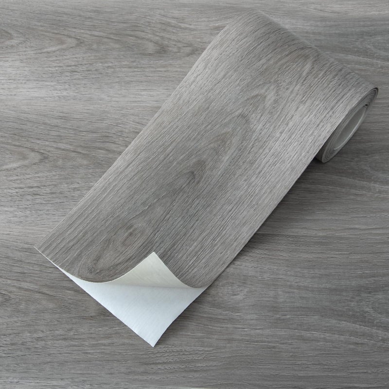 Art3d 15 Sqft Peel and Stick Floor Tiles 10Pcs Luxury Vinyl Plank Flooring Wood Look 36 6 Adhesive and Waterproof Tile Sticker for Bedroom Living Room Kitchen Gray - Image 2