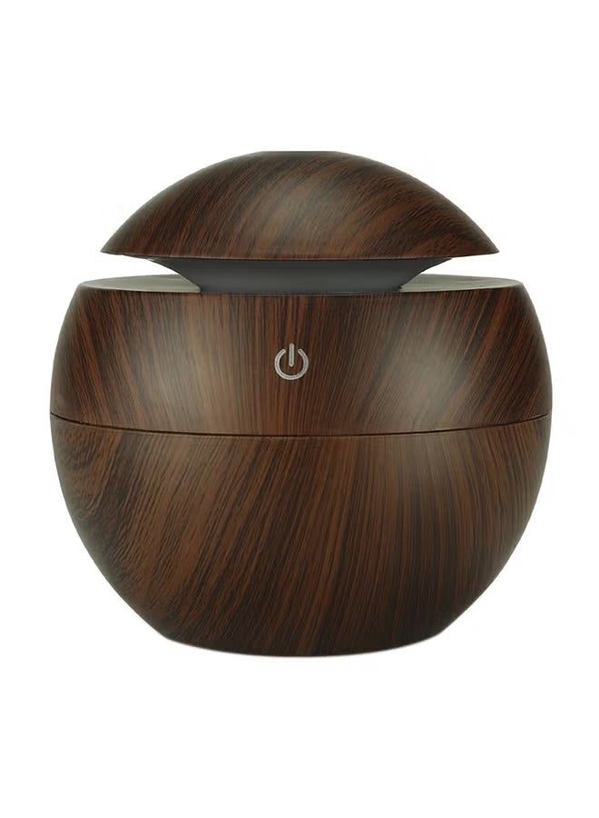 مرطب هواء بالموجات فوق الصوتية بحبيبات خشبية - بيج وبني - ديكور منزلي عصري