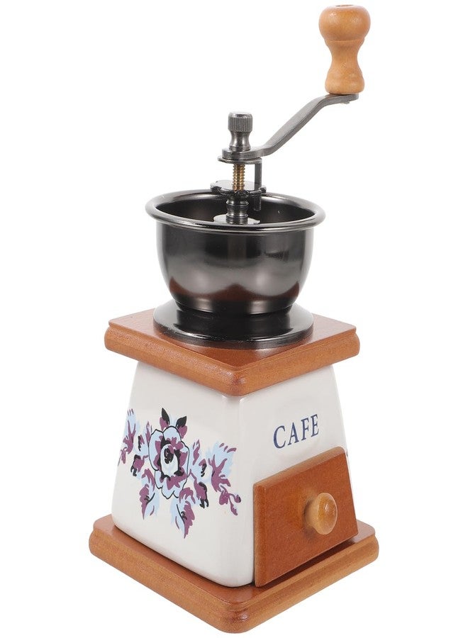 KICHOUSE Elegant Manual Coffee Machine Grinder Ceramic Burr Coffee Bean Mill Mini Pepper Grinder Space-saving for Kitchen - Image 1