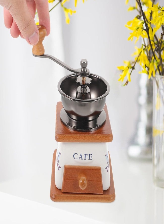 KICHOUSE Elegant Manual Coffee Machine Grinder Ceramic Burr Coffee Bean Mill Mini Pepper Grinder Space-saving for Kitchen - Image 4