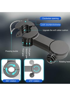جوي لينك مروحة سيارة للمقعد الخلفي، مروحة مسند رأس مزدوجة الرأس لمقعد السيارة تعمل ب USB، 3 سرعات ومروحة نافذة سيارة قابلة للدوران 360 درجة، مروحة تدوير هواء قوية مع حامل قابل للتعديل لجميع السيارات  - Image 5