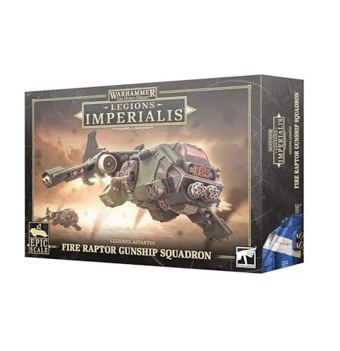 Warhammer Games Workshop Horus Heresy Legions Imperalis Fire Raptor Gunship Squadron Epic Scale - Image 1