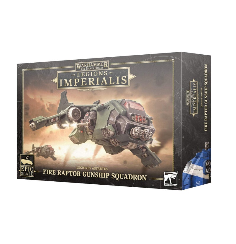 Warhammer Games Workshop Horus Heresy Legions Imperalis Fire Raptor Gunship Squadron Epic Scale - Image 2