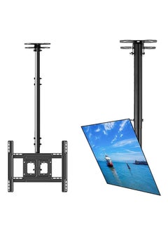 Audiovan Adjustable Clear LED TV Stand, Wall Mounted Bracket for LED and 4K LCD TVs, Suitable for 32-70 Inch Flat Screen, Adjustable Height, Tilt and Swivel