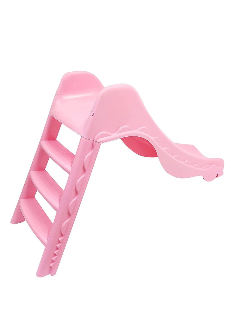BABYCARA Children's Play Slide for Indoor And Outdoor Pink  - Image 3