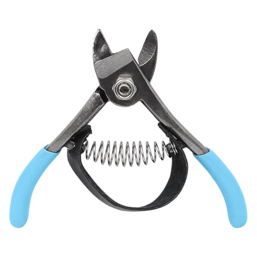 Zenport H320S Fuji/Orange Fruit Clippers with Strap, Forged Stainless Steel, 4.5-Inch Long,Blue - Image 1