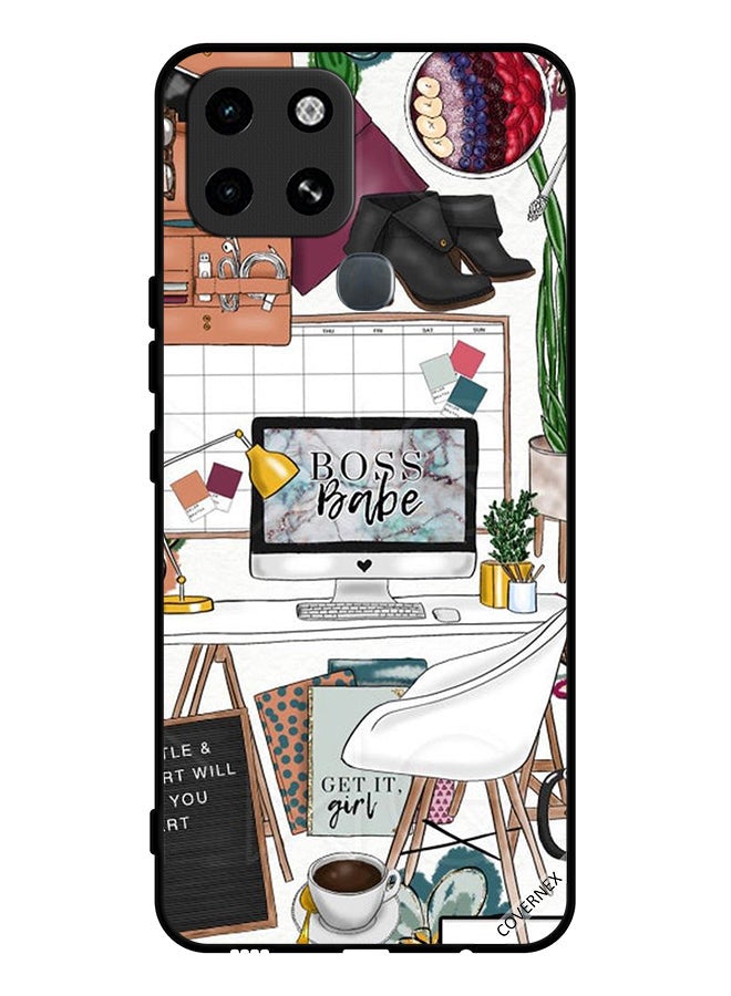 Covernex Protective Case Cover For Infinix Smart 6 Boss Babe Art Clip - Image 1